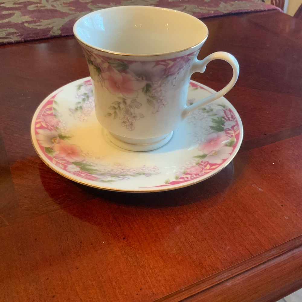 Vintage China Cup & Saucer made in CHINA